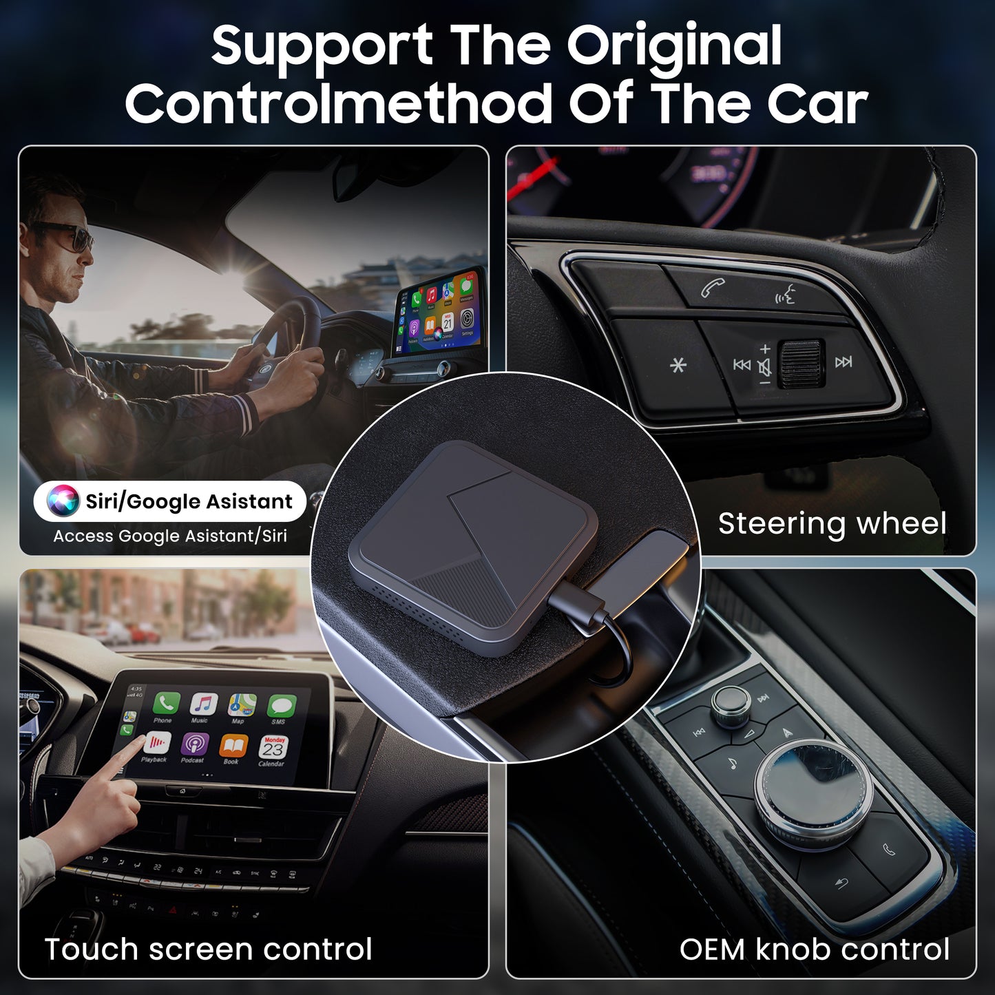 Best Wireless Carplay Adapter, TechBox Wireless Adapter, TECH PLUG