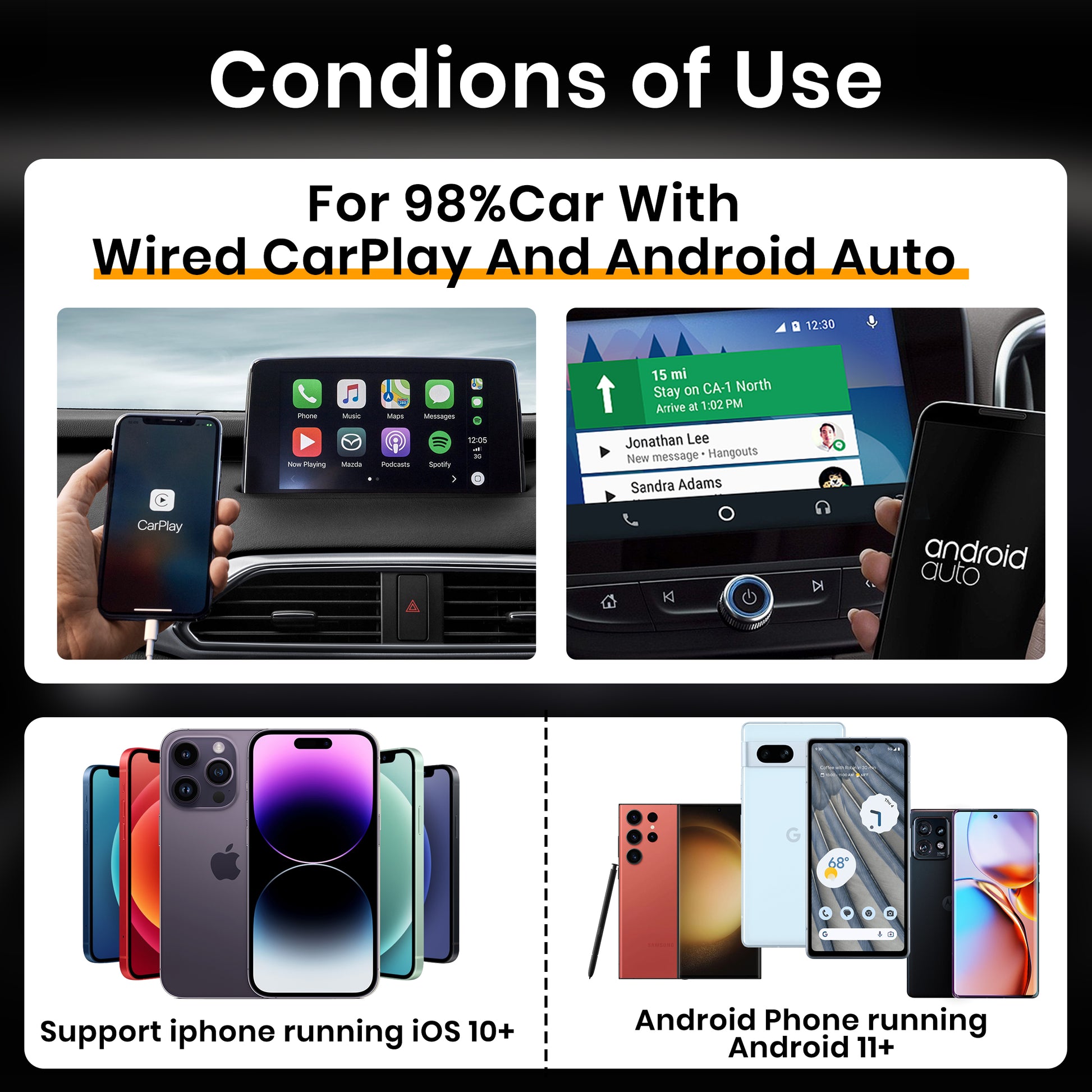 Best Wireless Carplay Adapter, TechBox Wireless Adapter, TECH PLUG